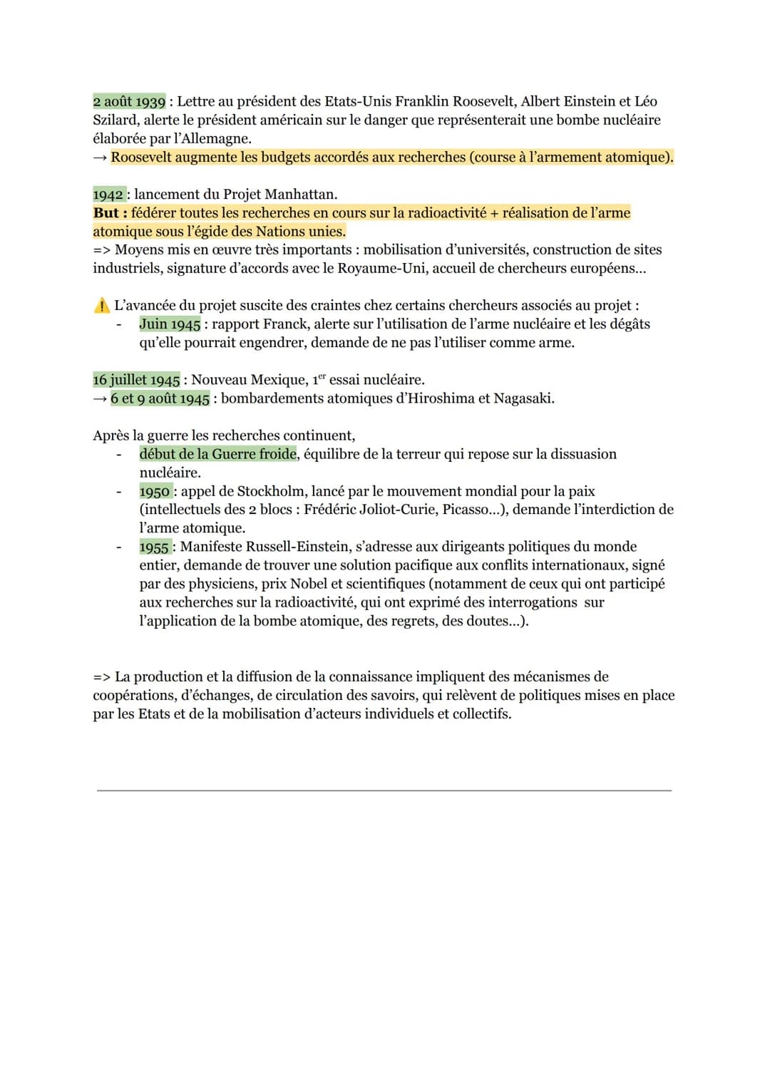 L'ENJEU DE LA CONNAISSANCE
AXE INTRODUCTIF: Le partage de la connaissance
"La science n'a pas de patrie", PASTEUR.
→ Les chercheurs du monde