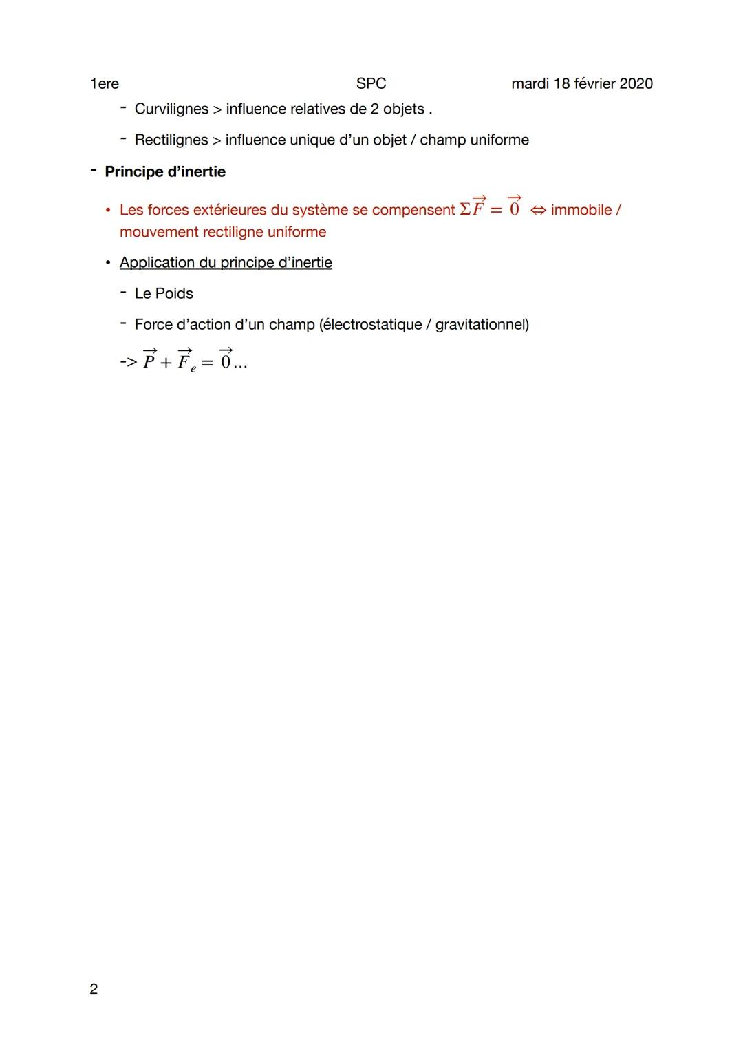 1ere
Les champs et vecteurs
1
Sujet
Un champ est l'ensemble des valeurs/vecteurs d'une grandeur physique dans
une région de l'espace
Champs
