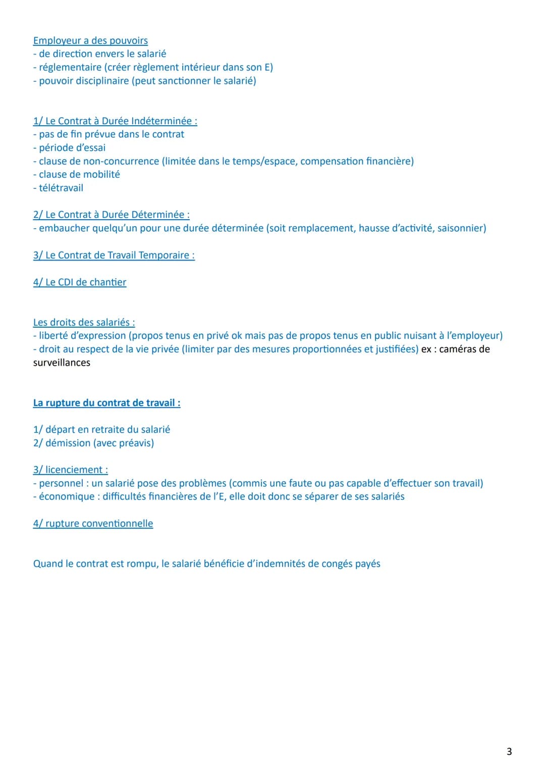 ●
Contrat
RÉVISIONS DROIT - PRG TERMINALE
Accord de volonté entre plusieurs personnes (des parties)
Le but ? créer/échanger/modifier/supprim