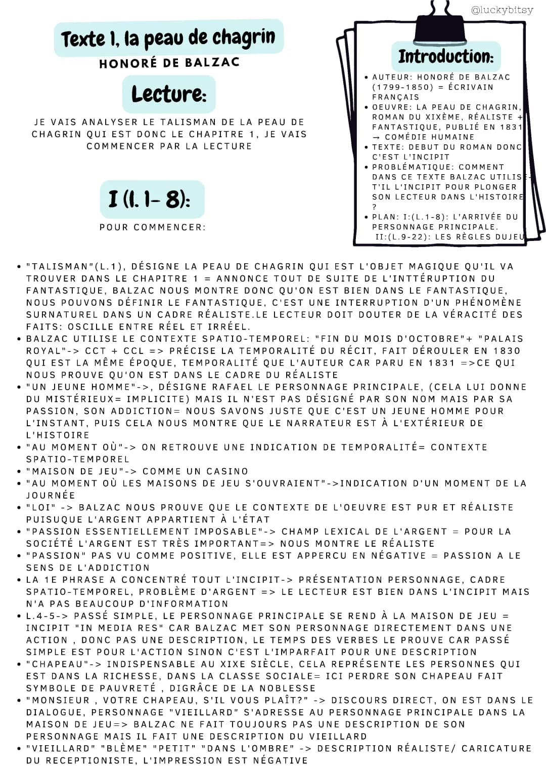 Analyse Linéaire et Résumé de La Peau de Chagrin : Découvre Balzac !