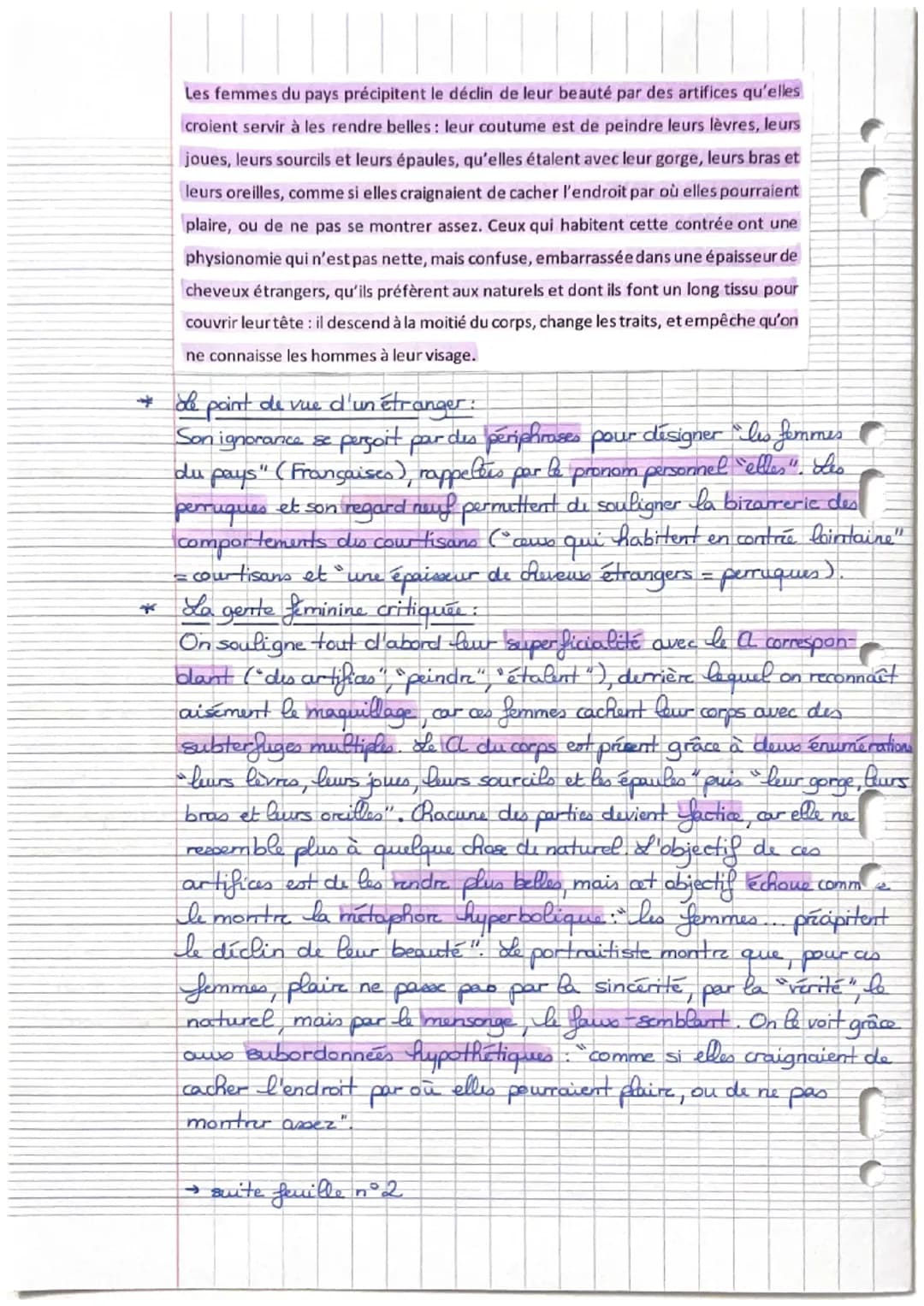 Texte n° 18
Analyse linéaire de
De la Cour", Jean de la Bruyèr
TNTRODUCTION
mouvement du Passicisme à l'époque de Louis XV possède un for +
