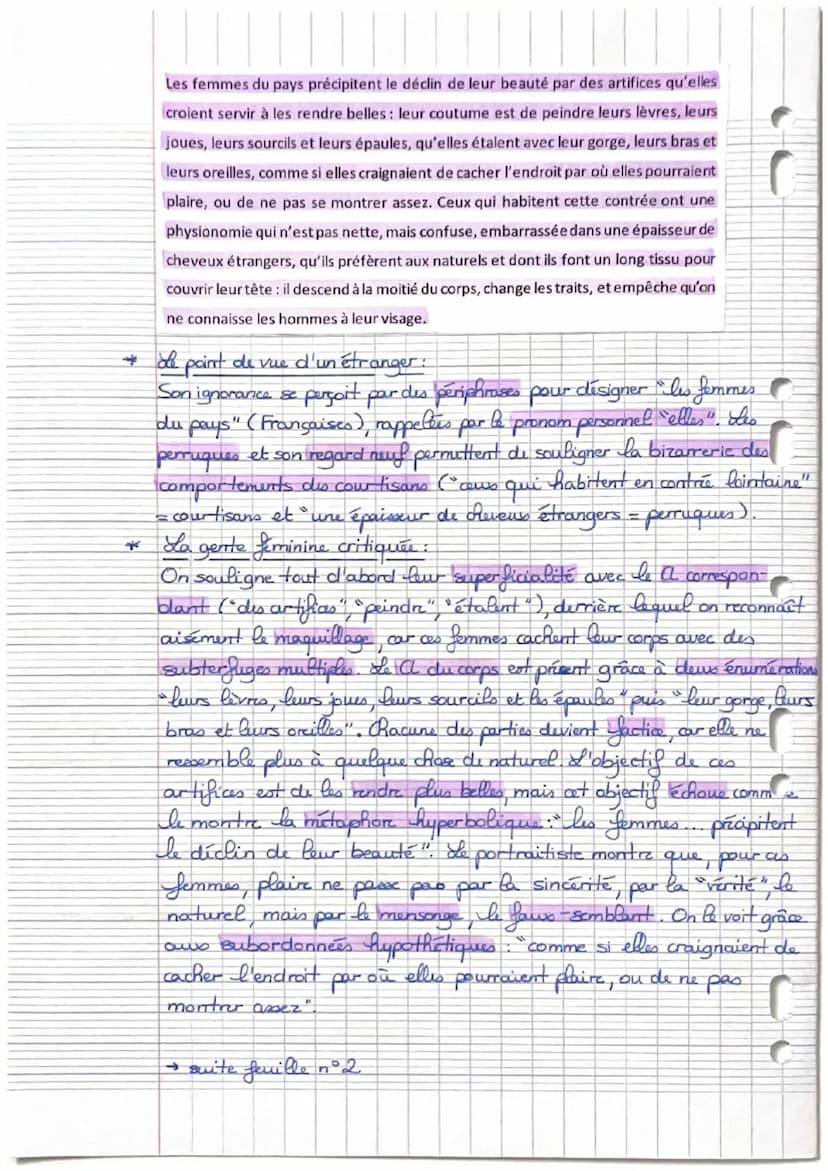 Texte n° 18
Analyse linéaire de
De la Cour", Jean de la Bruyèr
TNTRODUCTION
mouvement du Passicisme à l'époque de Louis XV possède un for +
