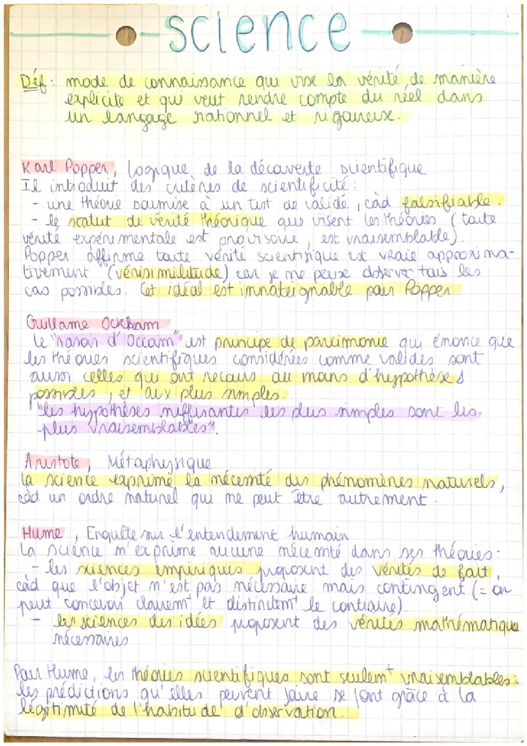 La science 