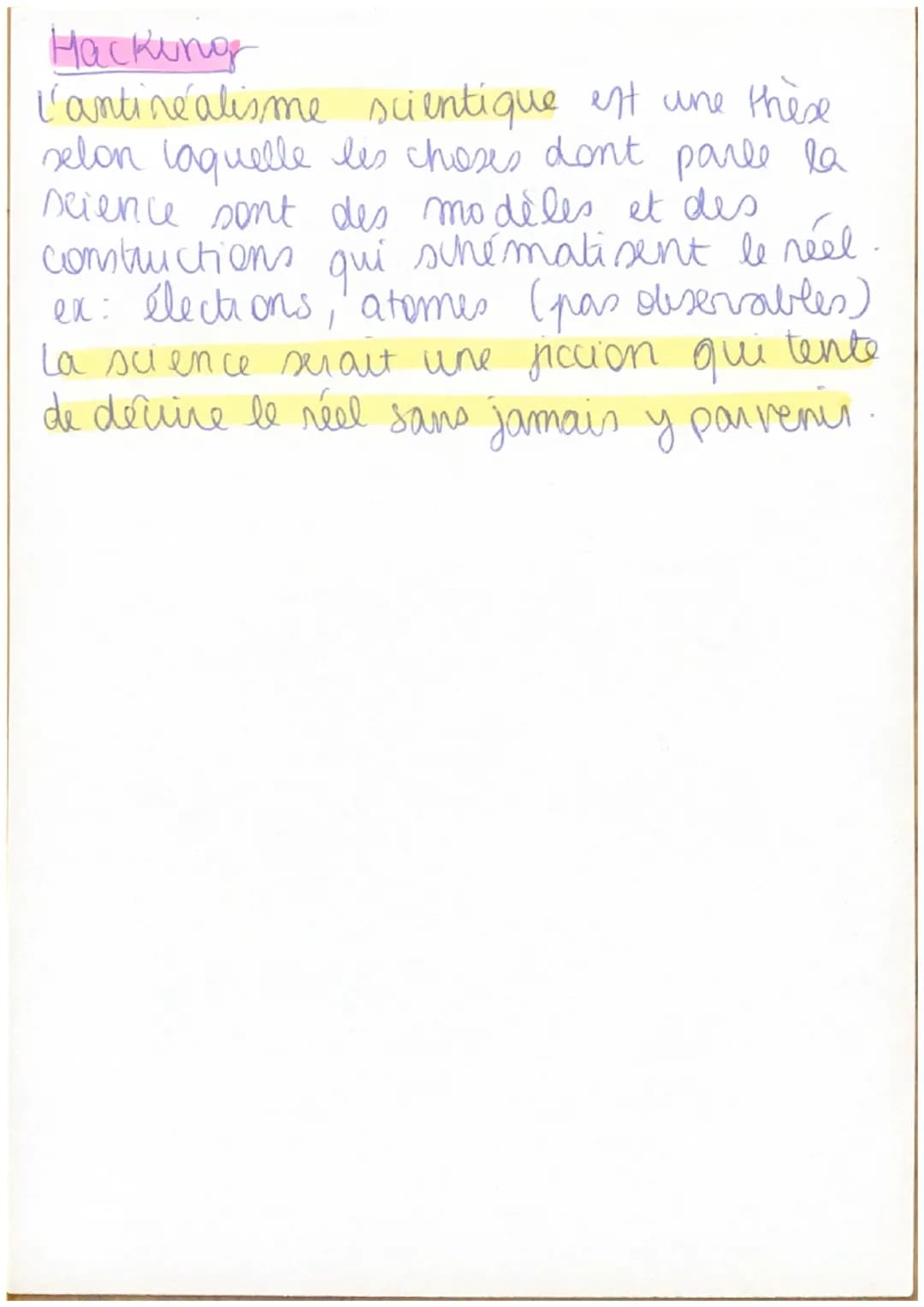 science
Déf: mode de connaissance qui vise la vérité, de manière
explicite et qui veut rendre compte du réel dans.
un langage rationnel et r