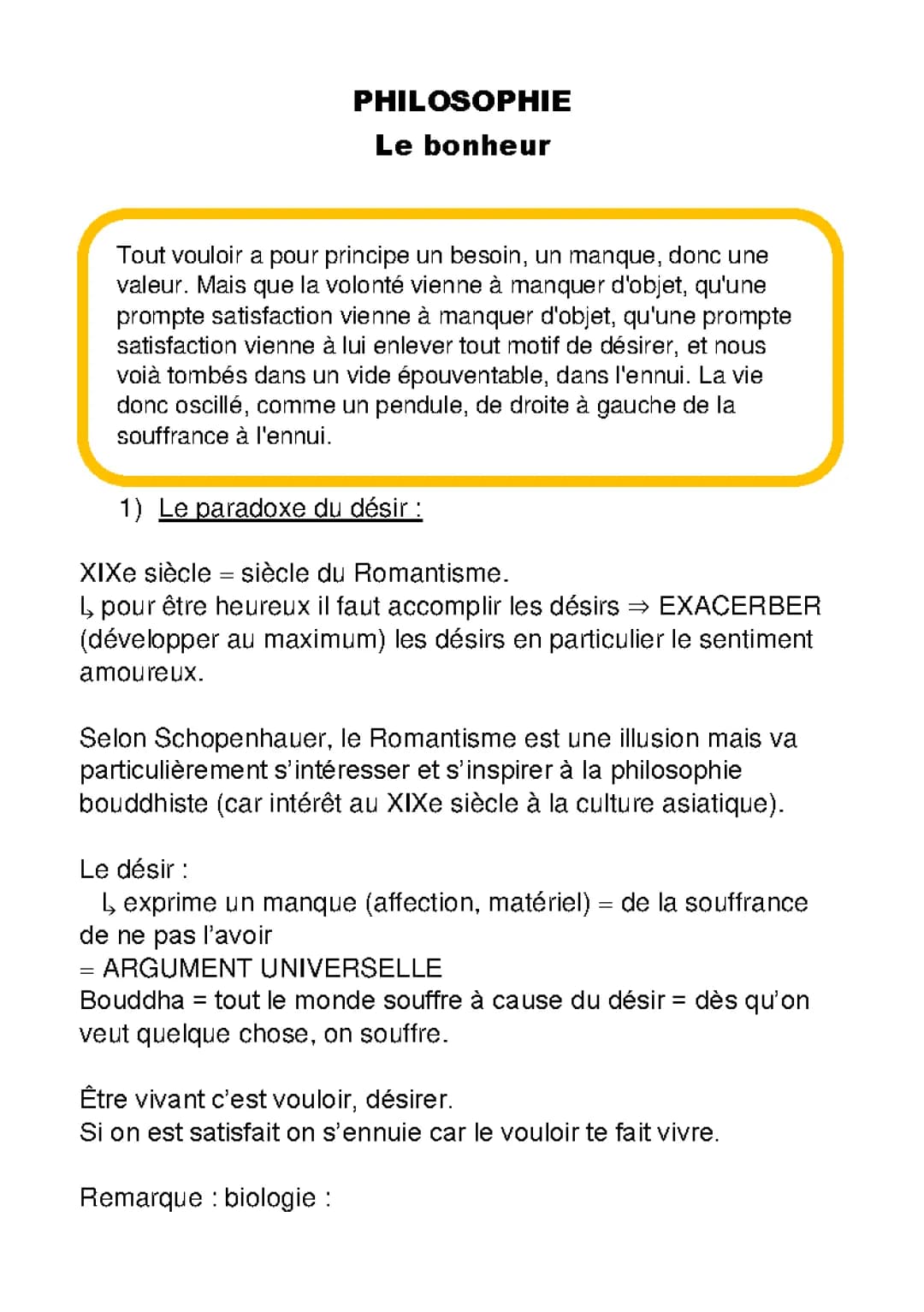 Le bonheur