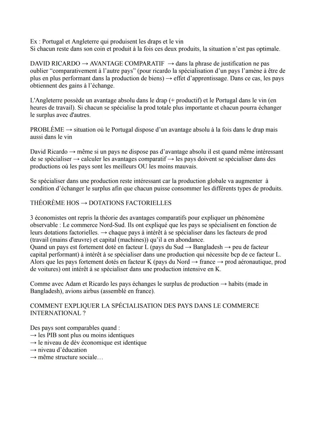 # Le commerce international

LE COMMERCE INTERNATIONAL C'EST QUOI ?
Désigne les échanges de produits entre pays → matière première: blé, pét