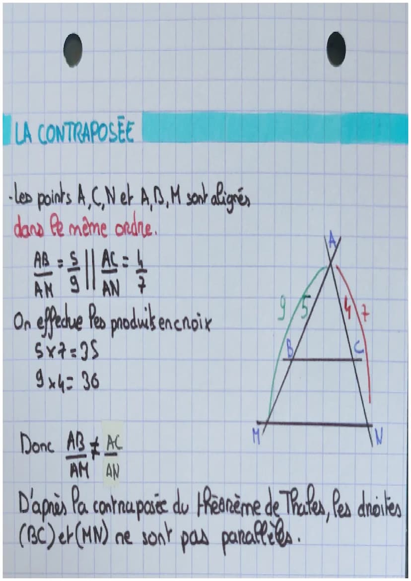 THEOREME DE THALES
·(su) et (TV) sont paralleles car elles
sont perpendiculaires à (RV)
- Les points R, S,T et R, U, V sont olignes.
Deplies
