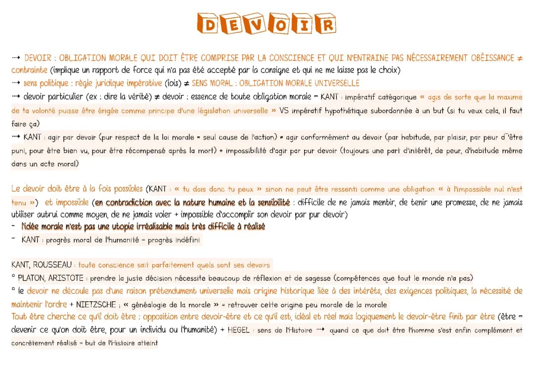 Le devoir