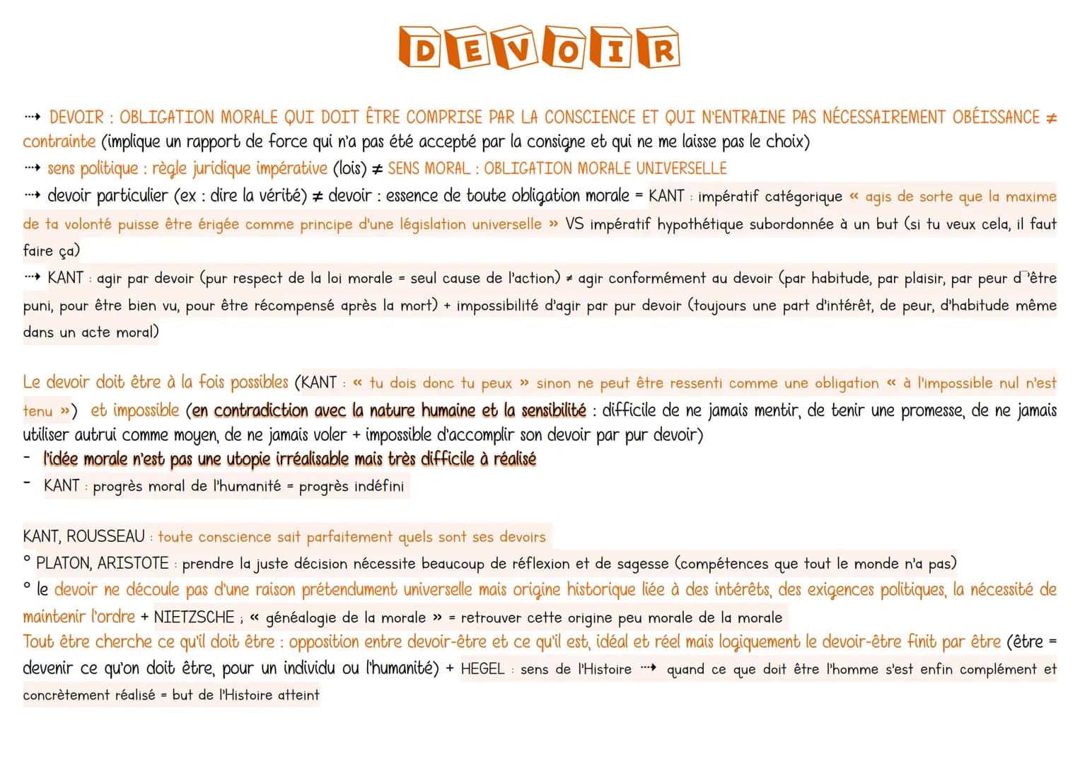 DEVOIR
...DEVOIR: OBLIGATION MORALE QUI DOIT ÊTRE COMPRISE PAR LA CONSCIENCE ET QUI N'ENTRAINE PAS NÉCESSAIREMENT OBÉISSANCE #
contrainte (i