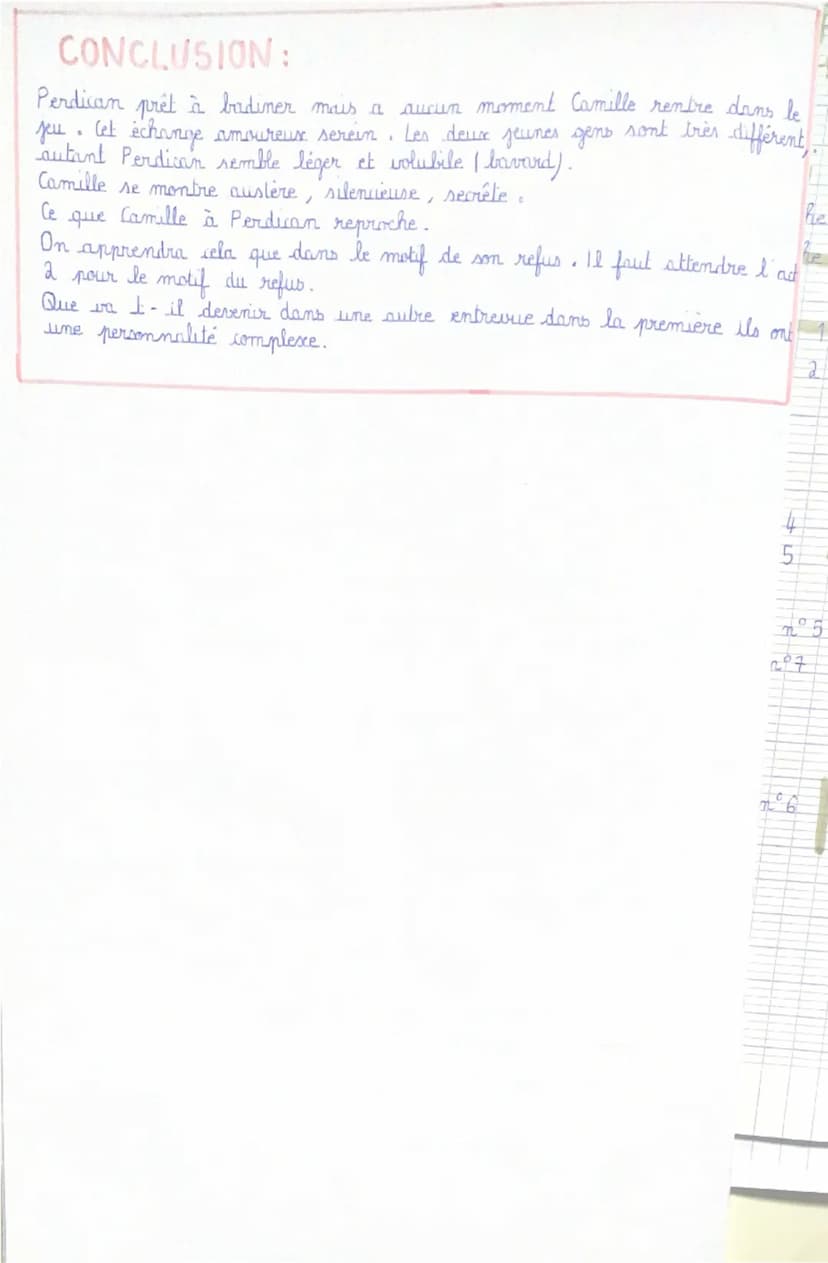 --- OCR Start ---
Teocte linéaire nº 1
ACTE 1: SCENE 2 cobrnil première rencontre de Perdican et Camille,
du badinage is la joute conflictue