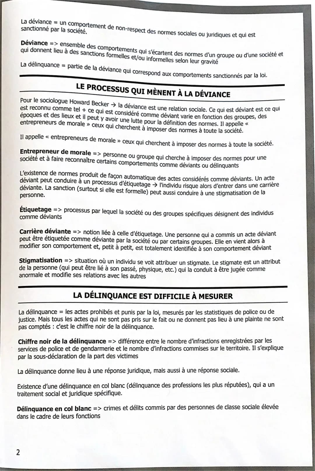 8- QUELS SONT LES
PROCESSUS SOCIAUX QUI
CONTRIBUENT À LA
DEVIANCE ?
LES NORMES SOCIALES ET JURIDIQUES ÉVOLUENT
Les normes sociales et juridi