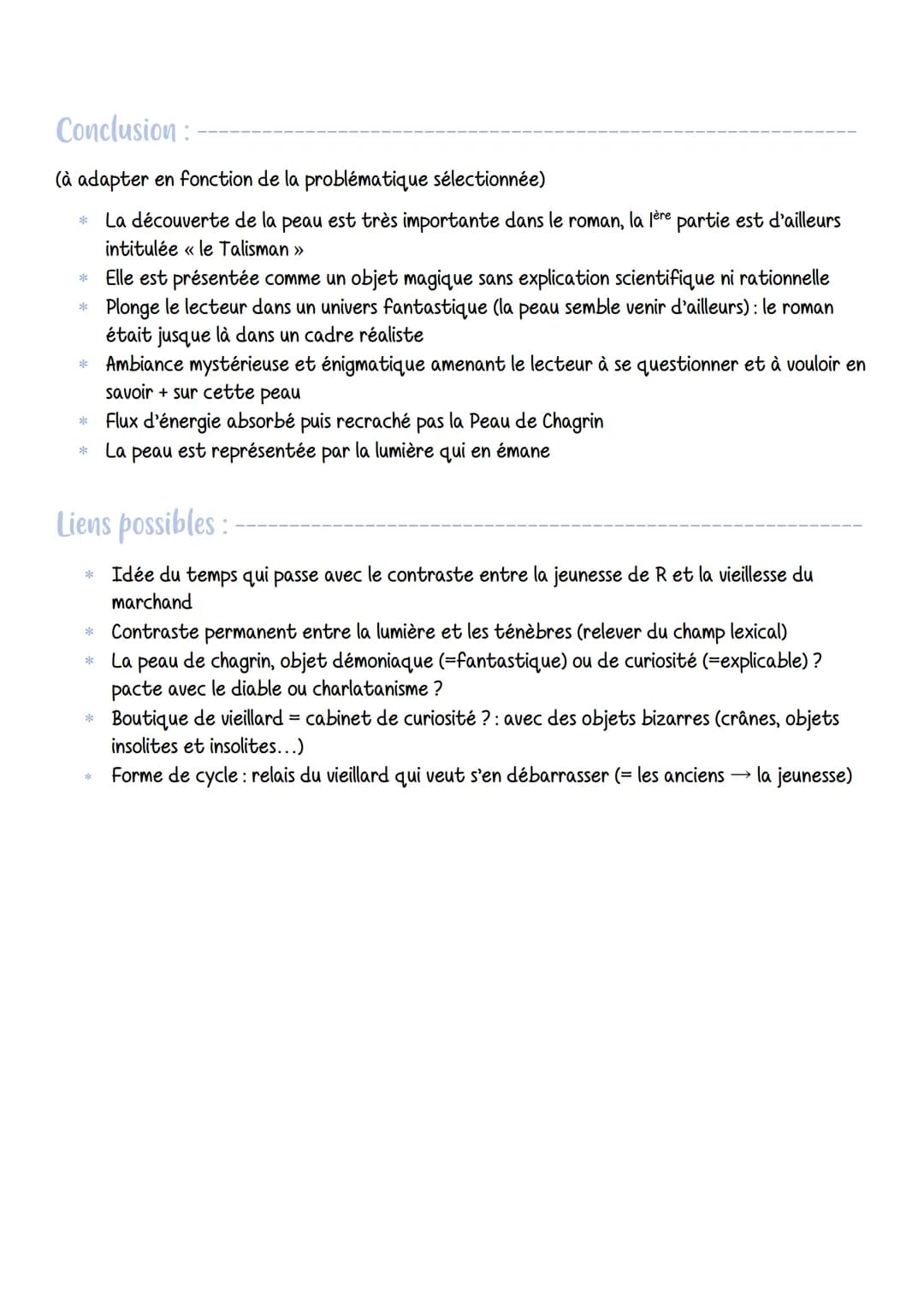 Textes de bac : texte EAF n
La découverte du talisman, 2a Peau de Chagrin, Balzac
Introduction:
* Extrait de la Peau de Chagrin, roman du XI