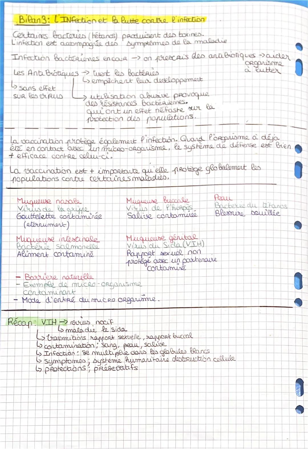 OT
v
t
definitions:
symptôme = signe d'une maladie.
Maiqueuse = couche de cellules tapissant
la paroi des organes, en contacte
avec le milie