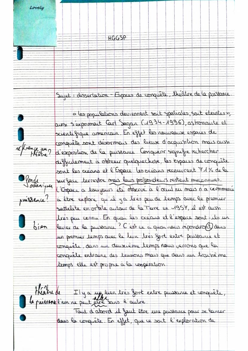 Entraînement à l'épreuve de Baccalauréat de la spécialité Histoire, Géographie, Géopolitique,
Sciences Politiques
Vous traiterez au choix l'