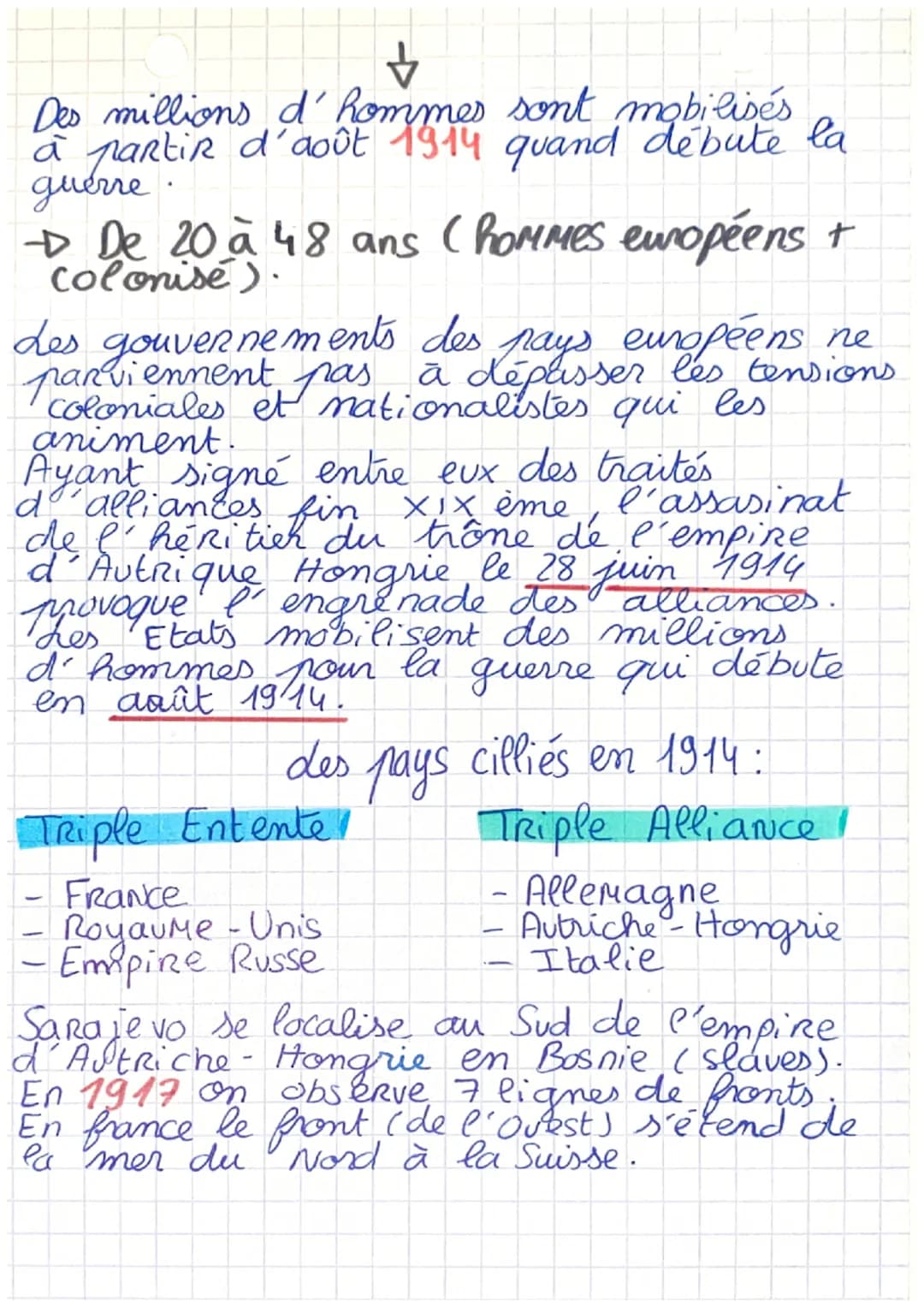 1er queRRe Mondiale
(1914-1918)
des dates à retenir.
des 3 phases de la gueRRe
- 1914: la guerre de mouvement
-1915-1917: la
de tranchées
19