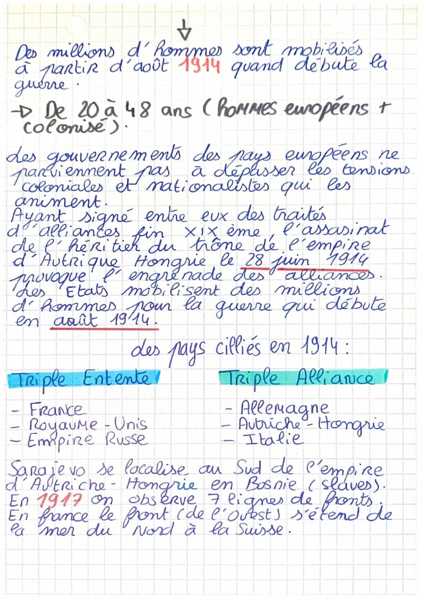 1er queRRe Mondiale
(1914-1918)
des dates à retenir.
des 3 phases de la gueRRe
- 1914: la guerre de mouvement
-1915-1917: la
de tranchées
19