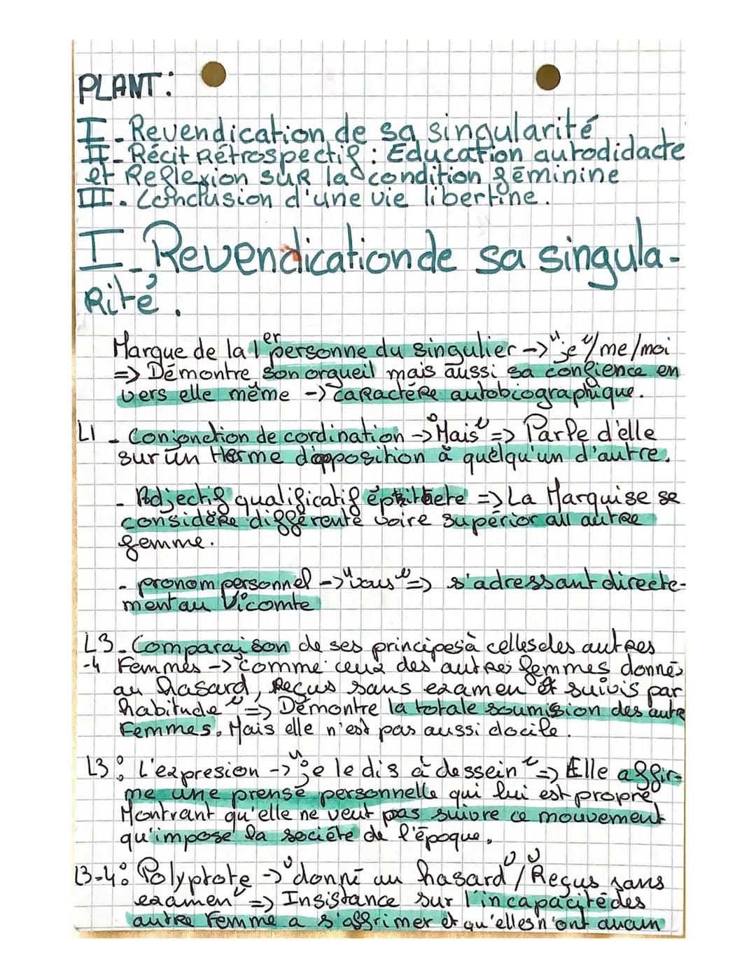 ANALYSE
LINEAIRE(Jes
liaisons dange-
Reuses. Choderlos de Lados_ "LettRe
81³).
INTRO:
La sociéte de la fin du 18 medle est partagée entre un