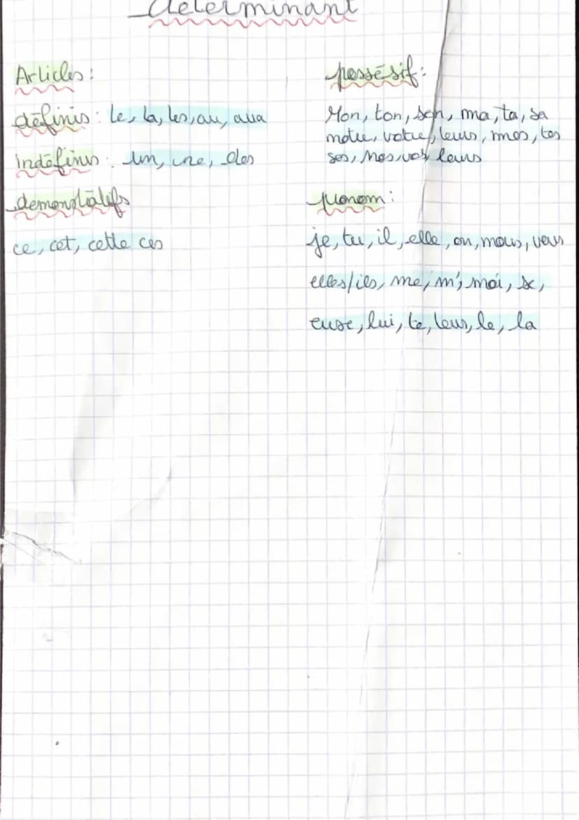 лансай
Les classes grammaticales
VARIABLE
Le verbe: finis, manger
Adjectif: slouge, gentille, merveilleu, enervant, belle,
Le mom: chien, fl