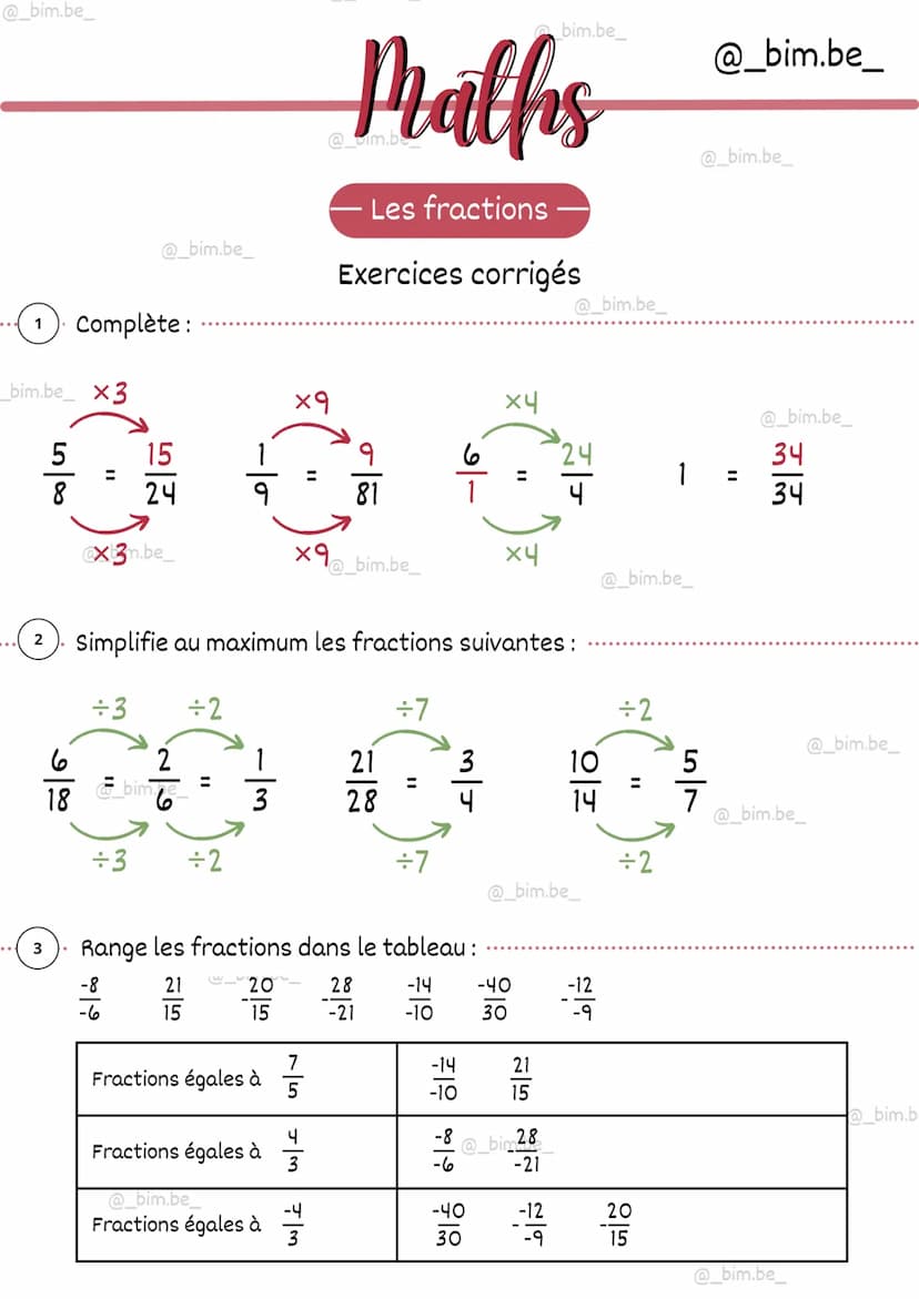 @_bim.be_
1 Complète :
bim.be X...
5/8
2
3
18
Ĵ
@_bim.be_
24
@Xbim.be
-8
=1/480
-6
-lo
2
bim.be
|:
:
20
15
Fractions égales à
tip
Fractions 