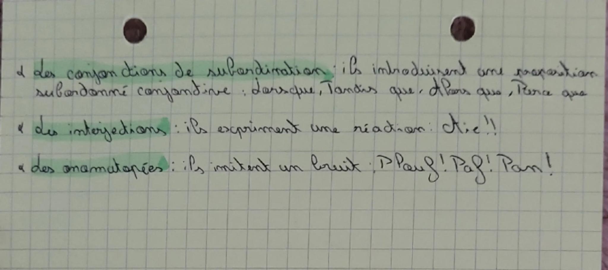 # les classes grammaticales

Dans les mots **variables**
- des noms : Une voiture, Un canapé
- des verbes : Manger, Danser
- des adjectifs :