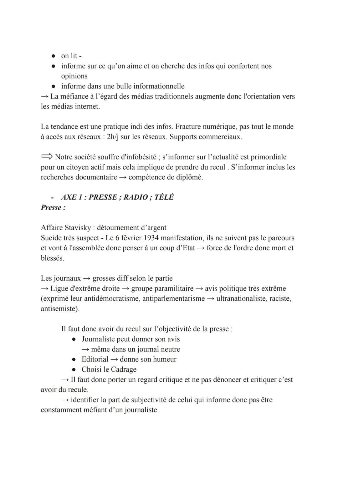 CHAPITRE INTRODUCTIF
Les infox: info écrite pour tromper la personne qui lit.
Influence/manipule une opinion public a toutes les échelles.
→