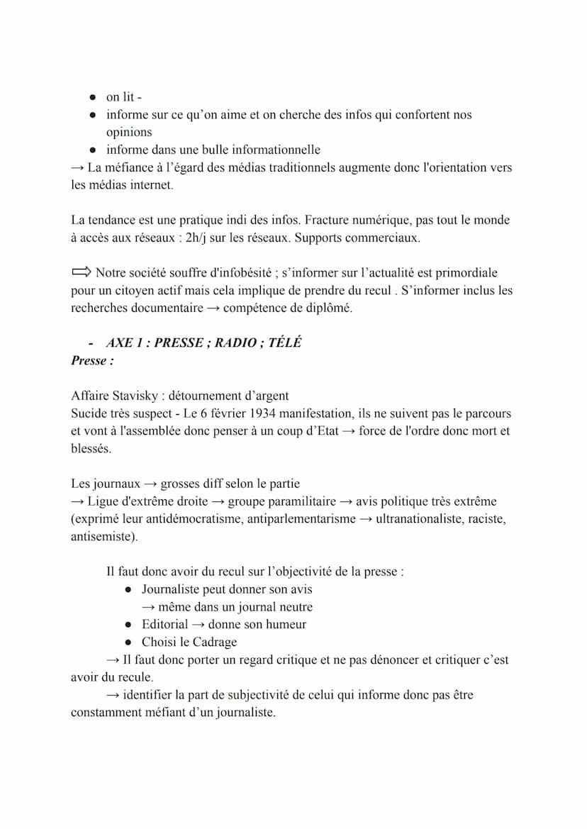CHAPITRE INTRODUCTIF
Les infox: info écrite pour tromper la personne qui lit.
Influence/manipule une opinion public a toutes les échelles.
→