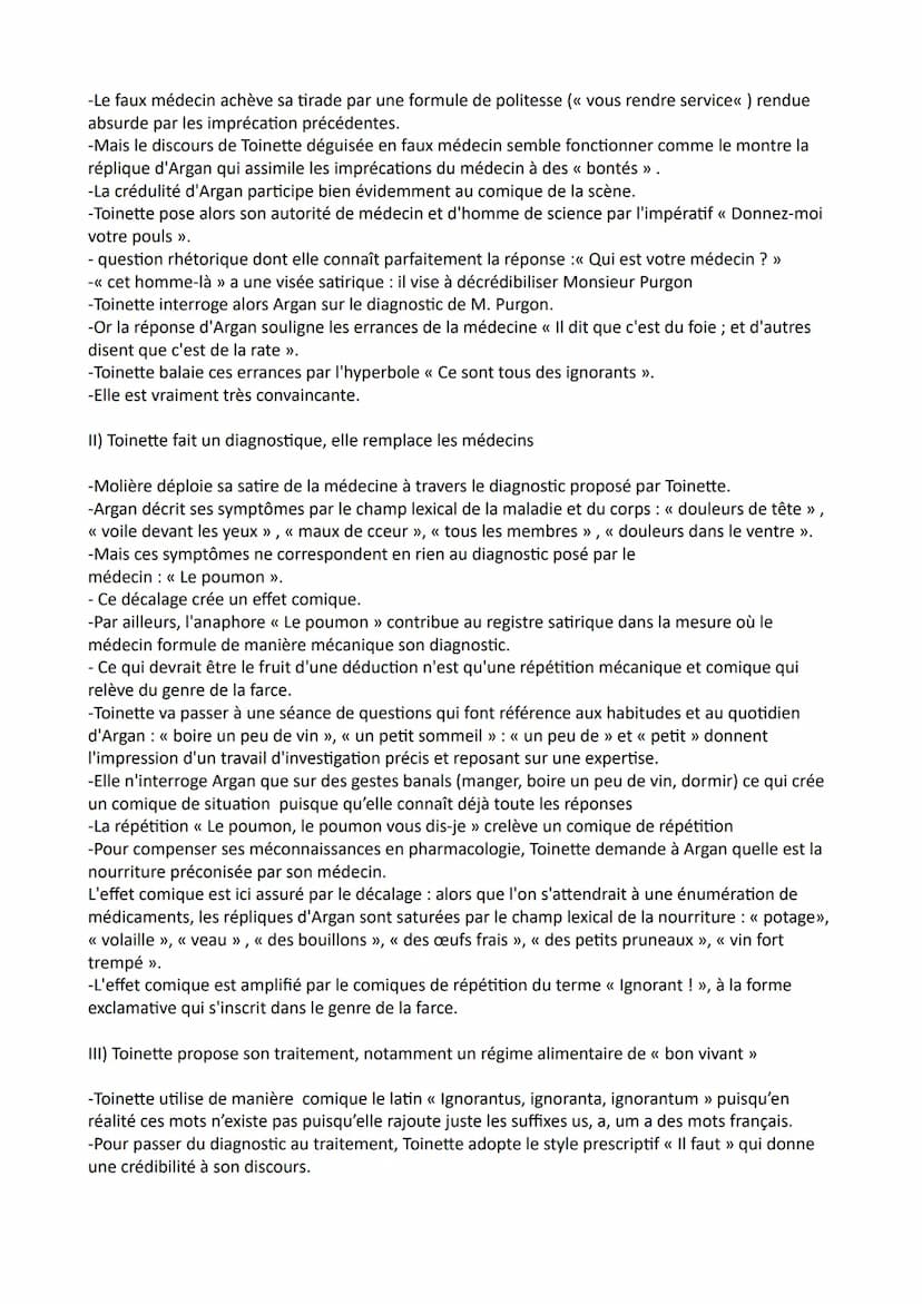 Théâtre Le Malade Imaginaire
INTRODUCTION :
Acte III, scène 10
Molière de son vrai nom Jean-Baptiste Poquelin, est un dramaturge, comédien e