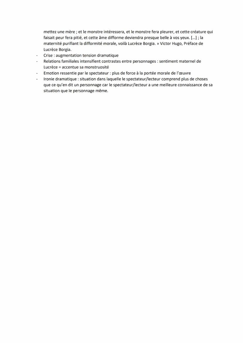 Introduction :
Plan :
1)
Lucrèce Borgia (crise perso, crise familiale)
Acte III, scène 3
II)
Mise en scène de la quête de l'identité de sa m