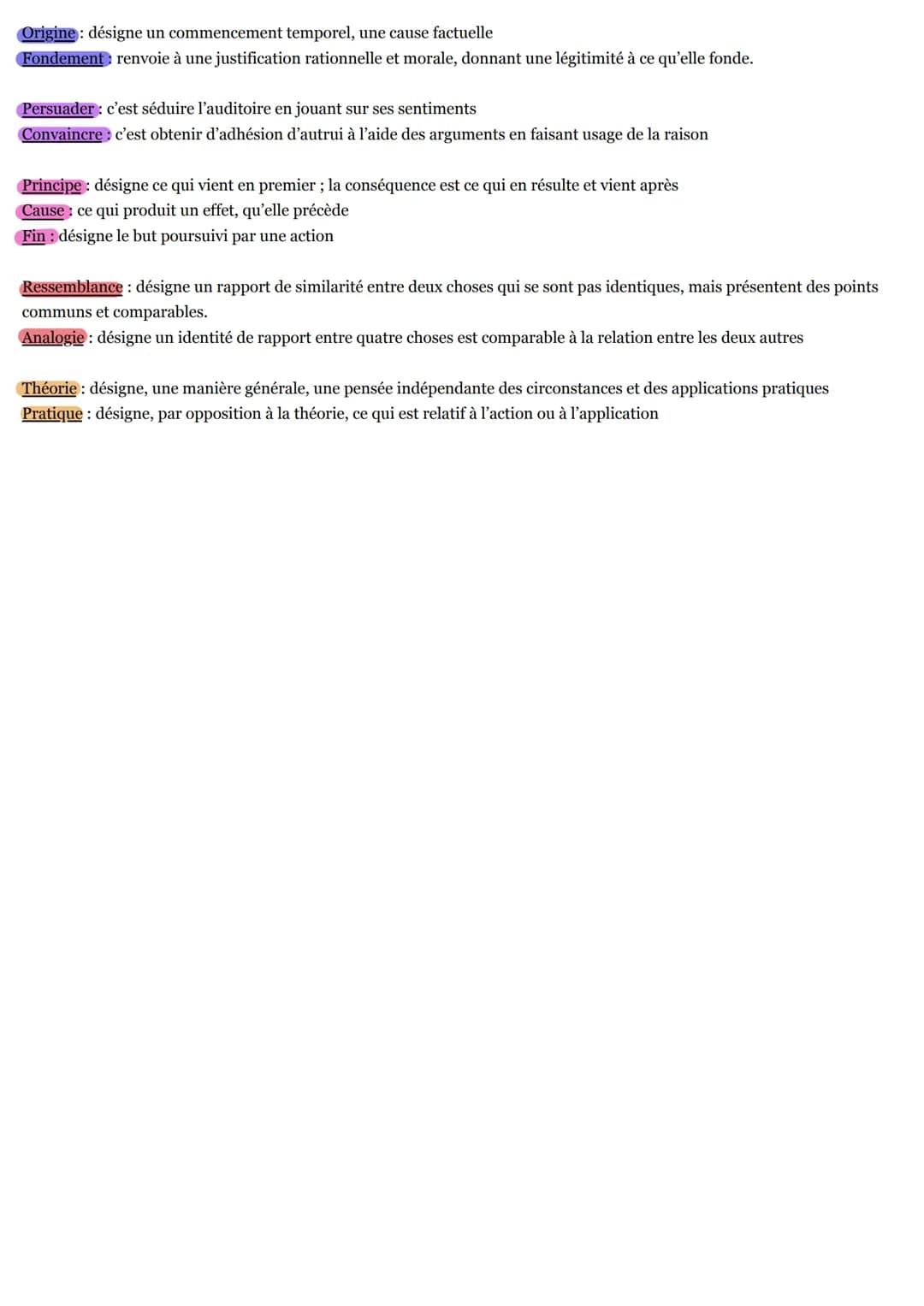 Reperes philosophiques
Universel pour tout le monde
Général pour une majorité
Particulier pour une minorité
Singulier une seule personne
Ide