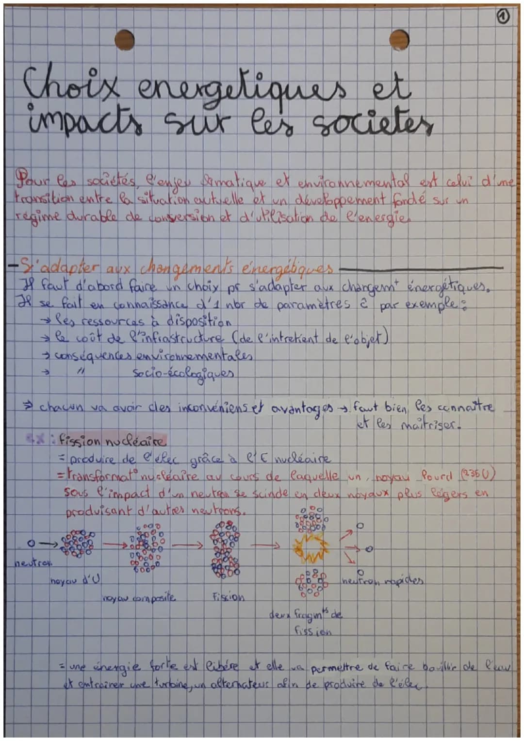 Choix energetiques et
impacts sur les societes.
Pour les sociétés, l'enjer simatique et environnemental est celui d'me
transition entre la s