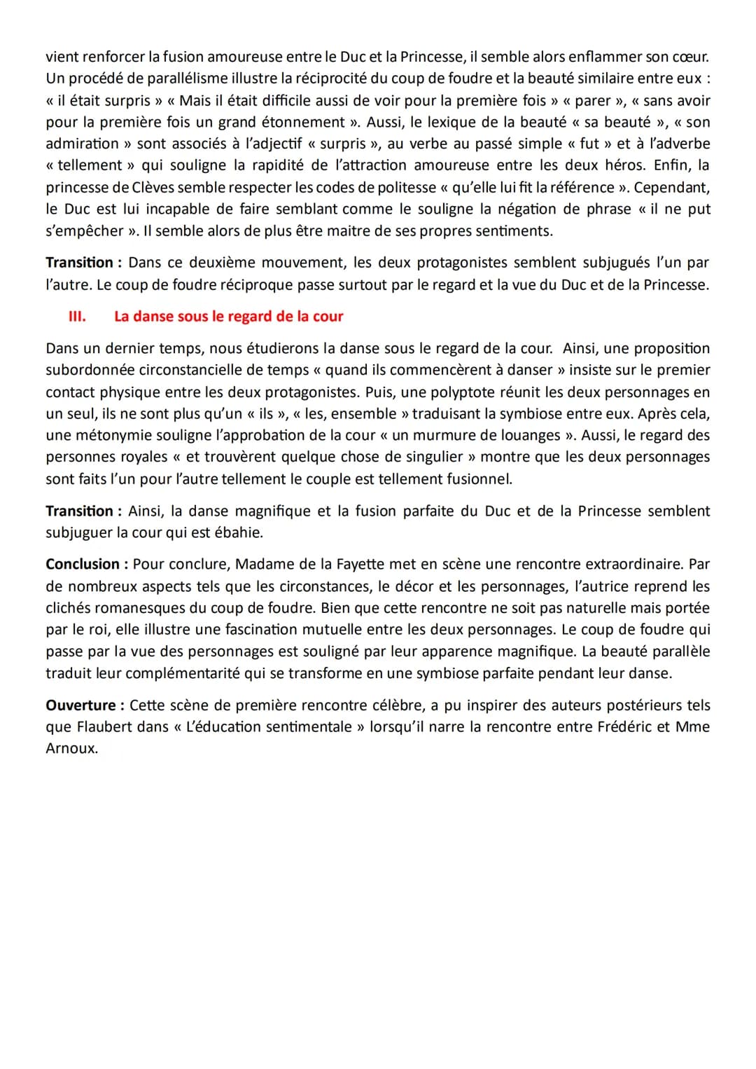 LA PRINCESSE DE CLEVES: La première rencontre
Introduction: Mme de La Fayette entre dans l'aristocratie grâce à son mariage avec le comte de