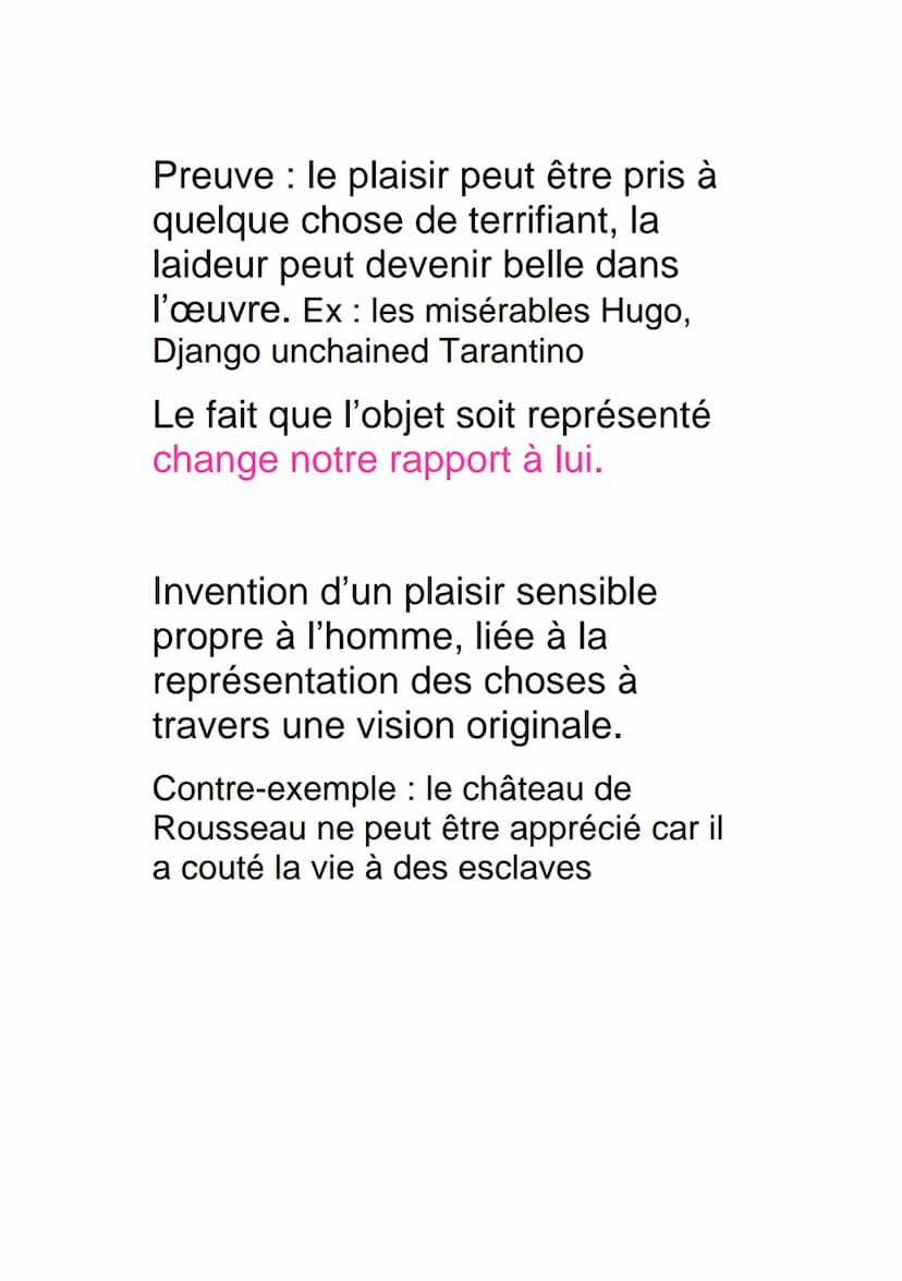 L'ART
DEFINITION
Une vision du monde
ART BEAU SUBJECTIF
Faculté dominante : l'imagination
But : produire une représentation
originale, belle