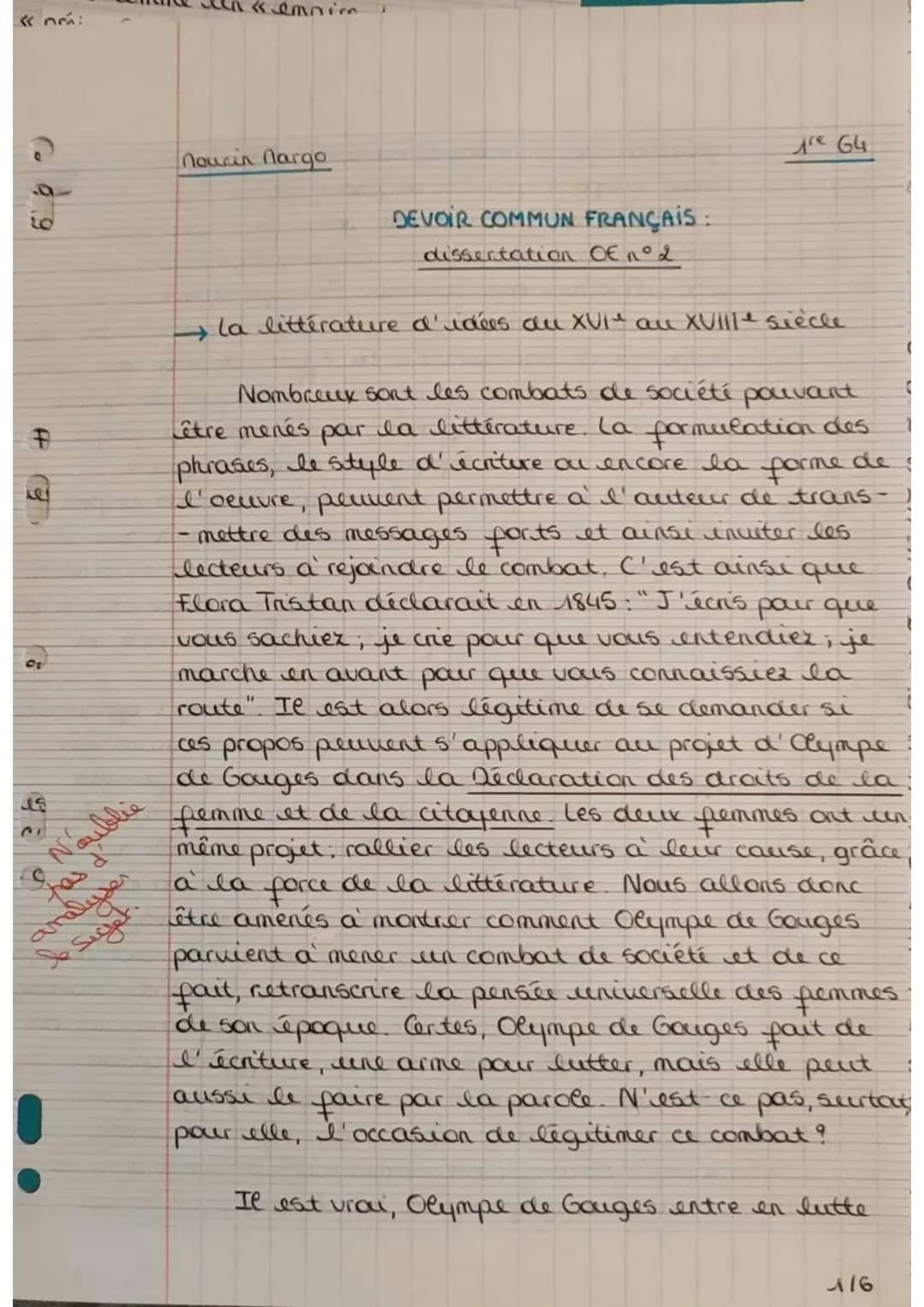 
<p>Nombreux sont les combats de société pouvant être menés par la littérature. La formulation des phrases, le style d'écriture, ou encore l