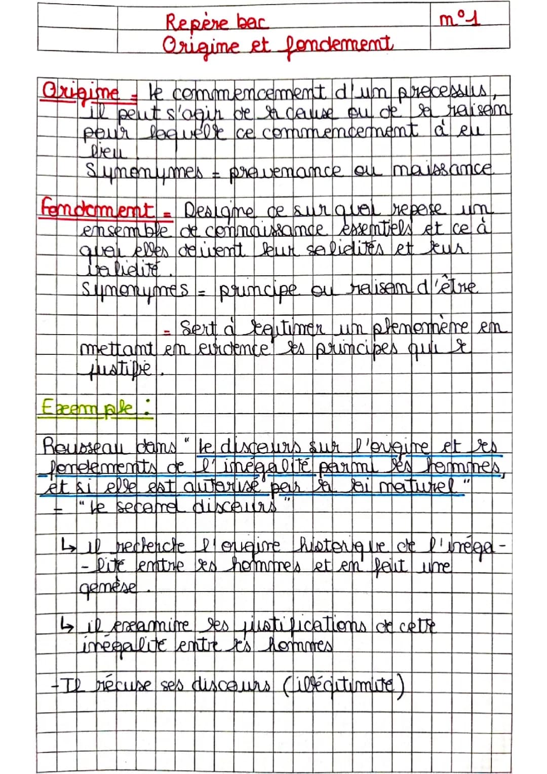 Repère bac 
