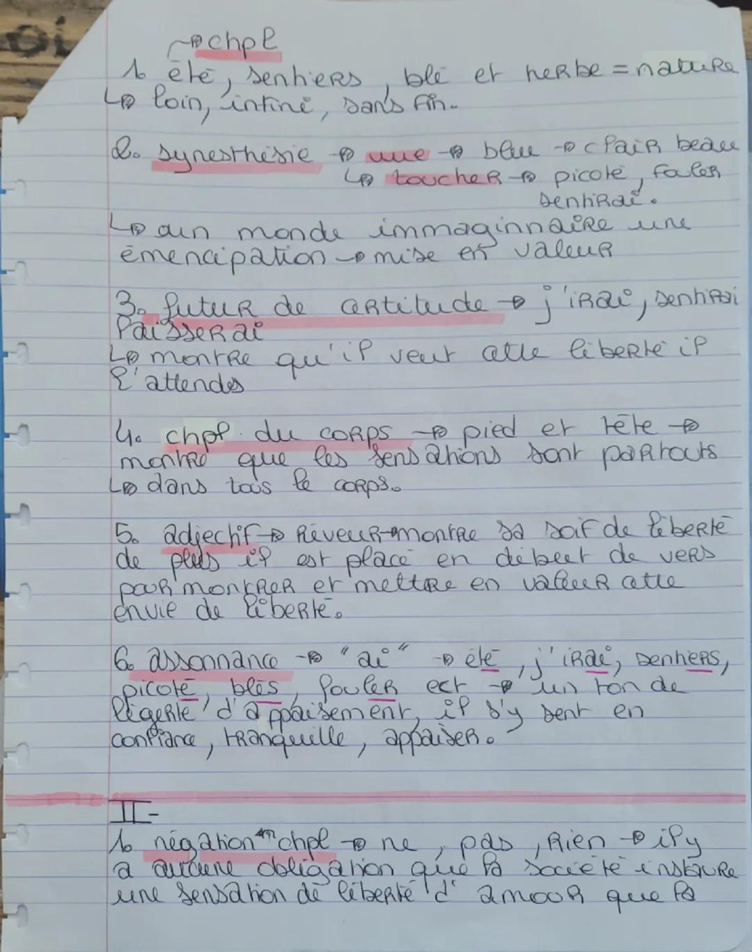 --- OCR Start ---
Analyse linéaire
Sensation:
Intro:
auteur:
Rimbaud est née 1854 → Charleville
Second Empire sous Napoléon III
meurt → 1891