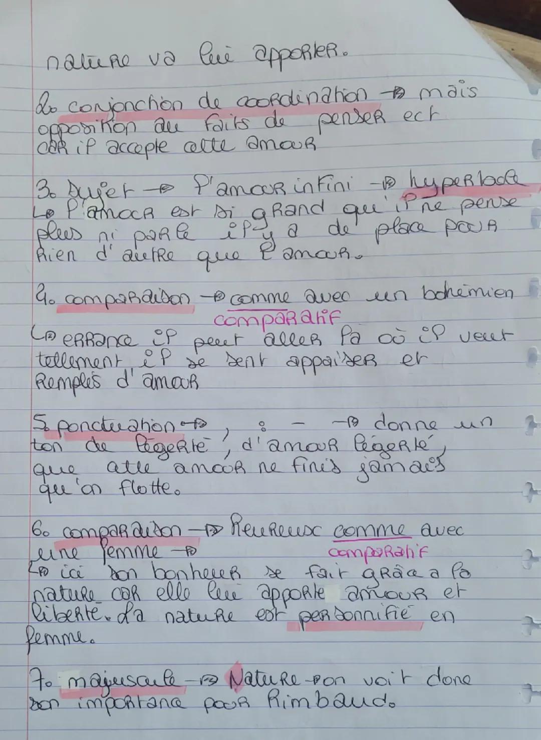 --- OCR Start ---
Analyse linéaire
Sensation:
Intro:
auteur:
Rimbaud est née 1854 → Charleville
Second Empire sous Napoléon III
meurt → 1891
