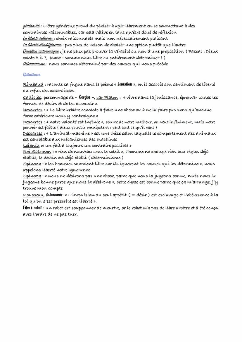 CHAPITRE 6
La liberté de faire ce qu'il me plaît
527 En général, on se sent libre quand on vie selon notre bon vouloir, notre volonté. Ainsi