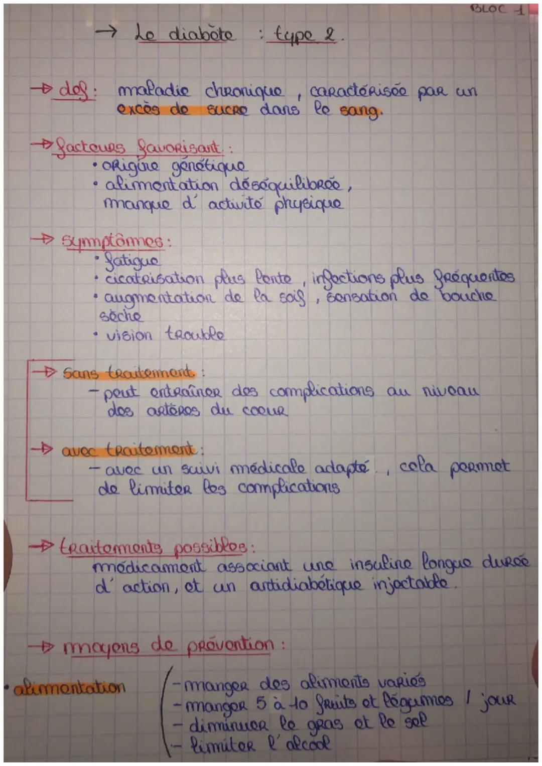 →
→ Le diabete
des maladie chronique
→ symptômes
•fatiguo
→ factours favorisant:
• Origine génétique
• alimentation déséquilibrée,
manque d'
