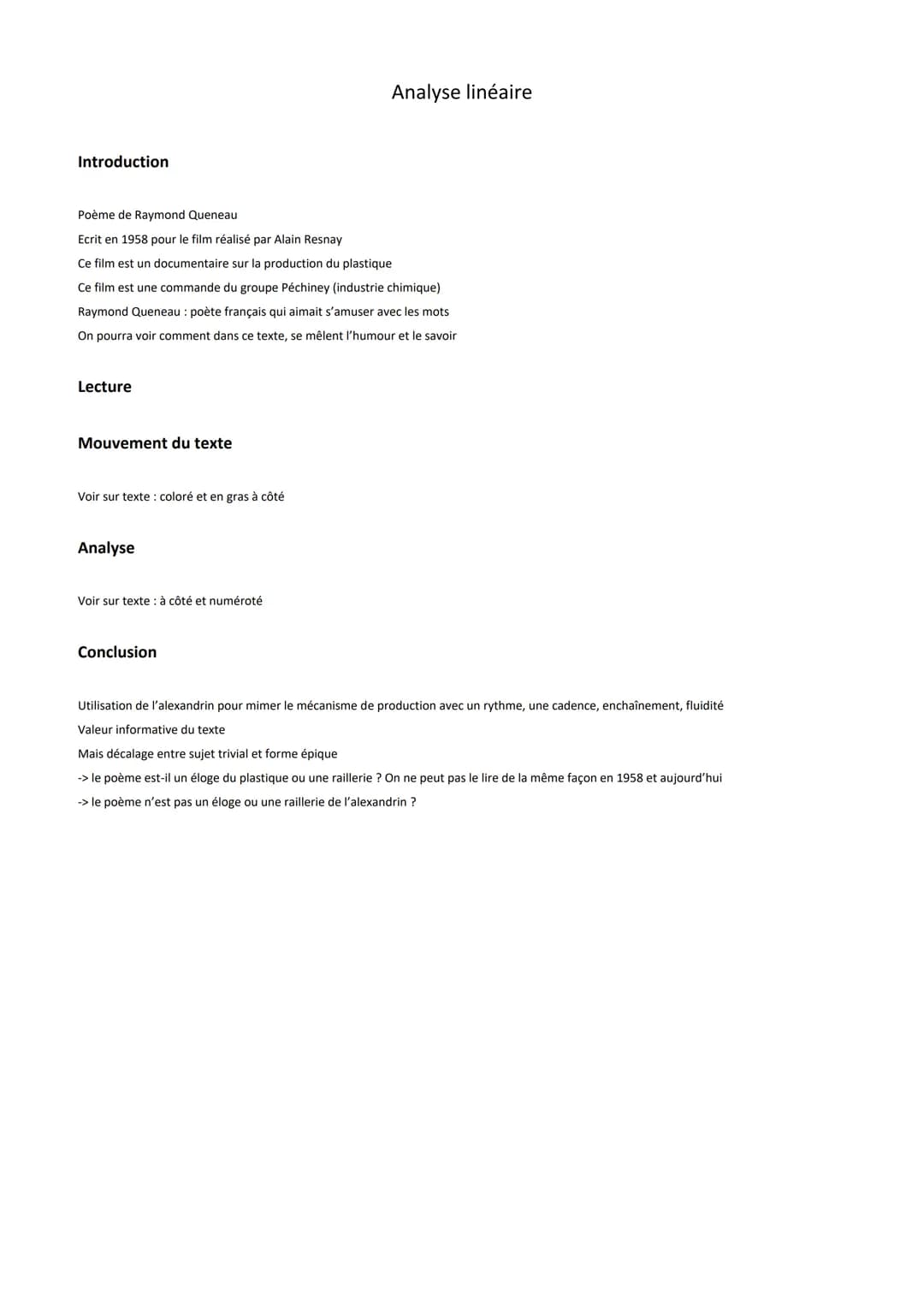 
<h2 id="lechantdustyrnetexteintgral">Le Chant du Styrène - Texte intégral</h2>
<p>Raymond Queneau a écrit le texte "Le Chant du Styrène". A