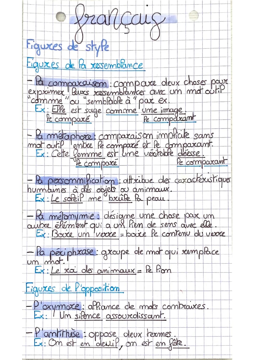 Fiche figures de style