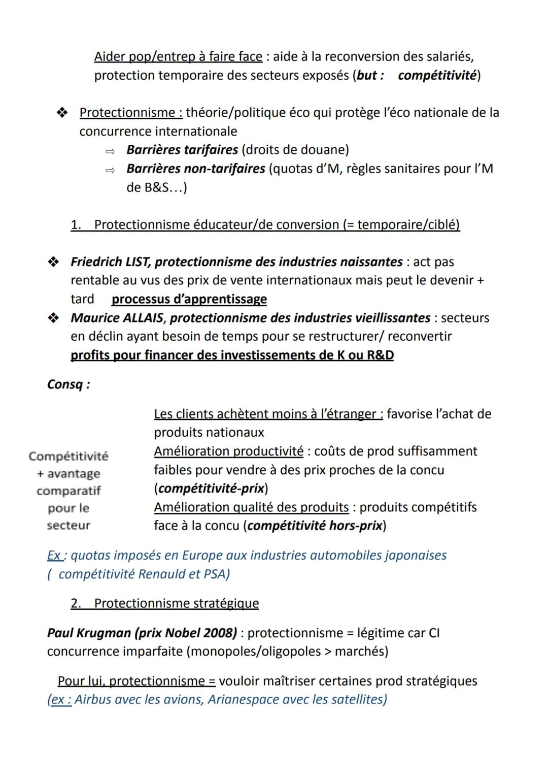 SES CHAPITRE 3: Quels-sont les fondements du commerce international et
de l'internationalisation de la production ?
Plusieurs dimensions de 