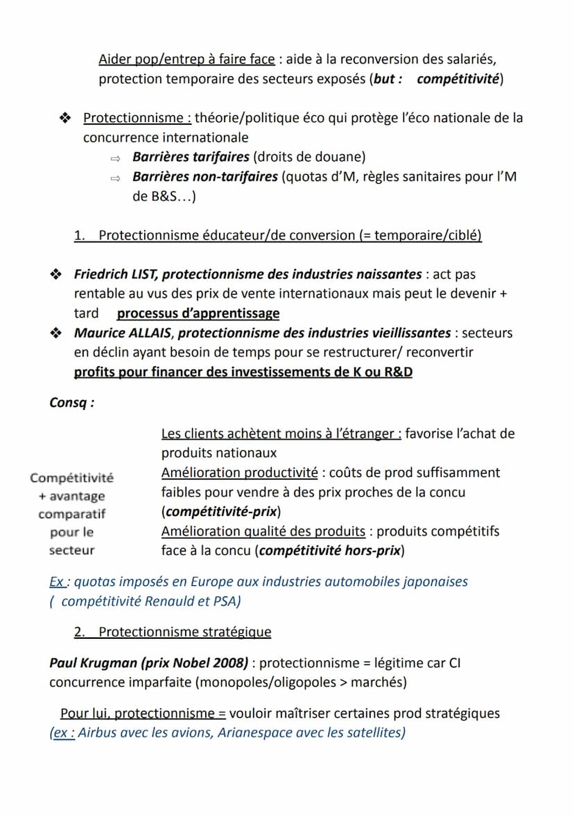 SES CHAPITRE 3: Quels-sont les fondements du commerce international et
de l'internationalisation de la production ?
Plusieurs dimensions de 