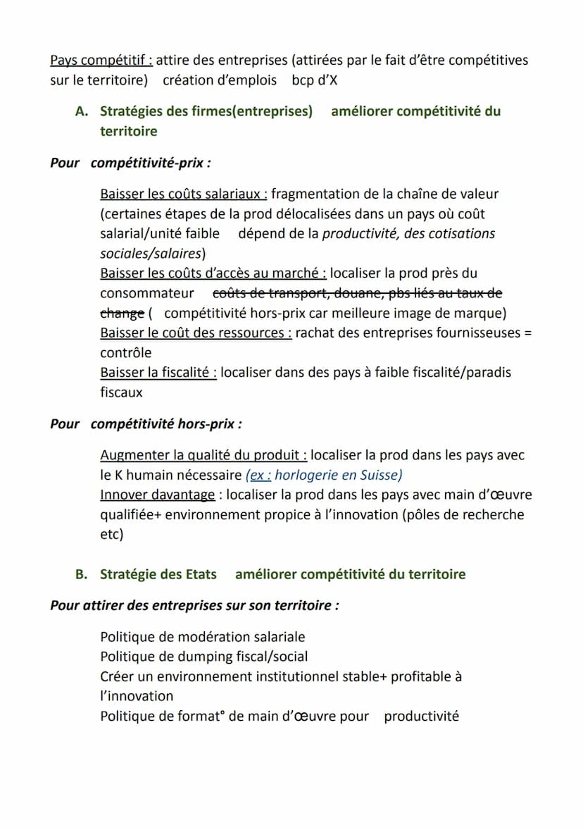 SES CHAPITRE 3: Quels-sont les fondements du commerce international et
de l'internationalisation de la production ?
Plusieurs dimensions de 