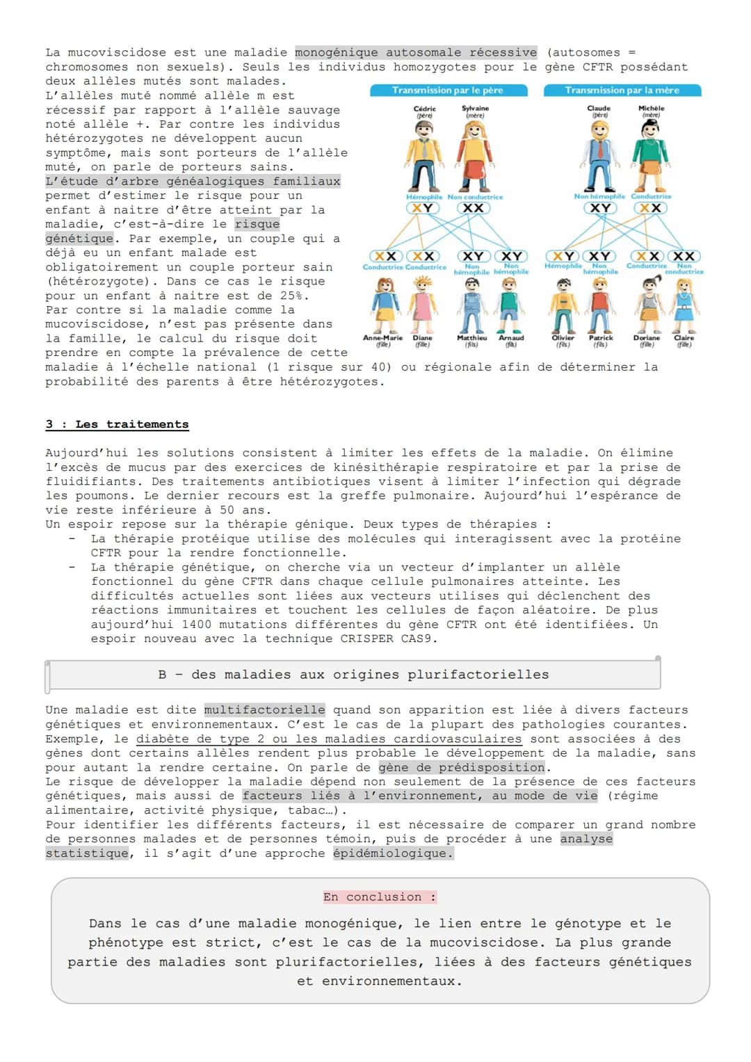 Chapitre 1 : Patrimoine génétique et santé
Les mutations sont à l'origine de la diversité allélique des individus de l'espèce
humaine. Ces v