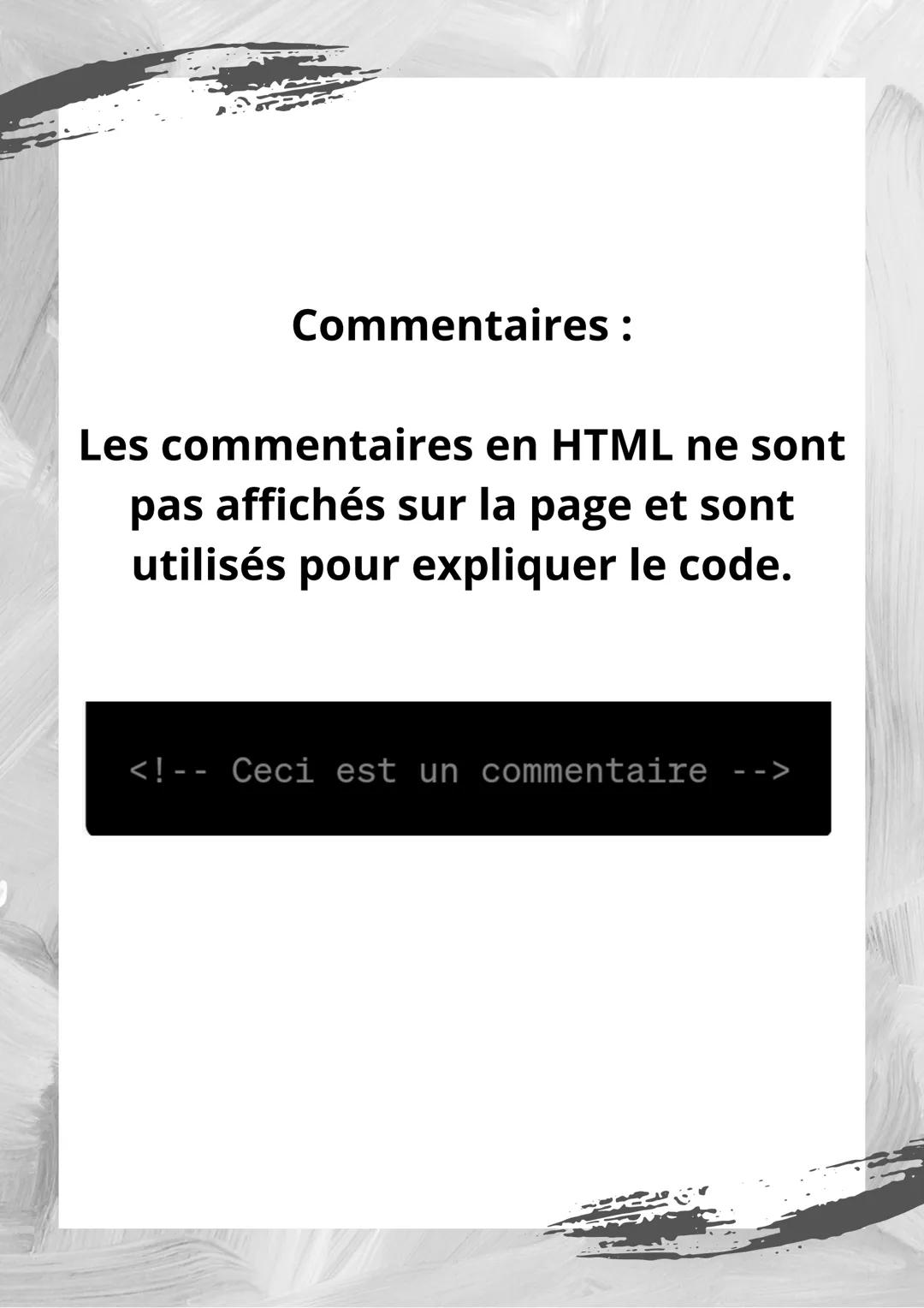 # Introduction au

# HTML pour

# débutants : La

# base HTML (HyperText
Markup Language) est le
langage de balisage
utilisé pour créer des
