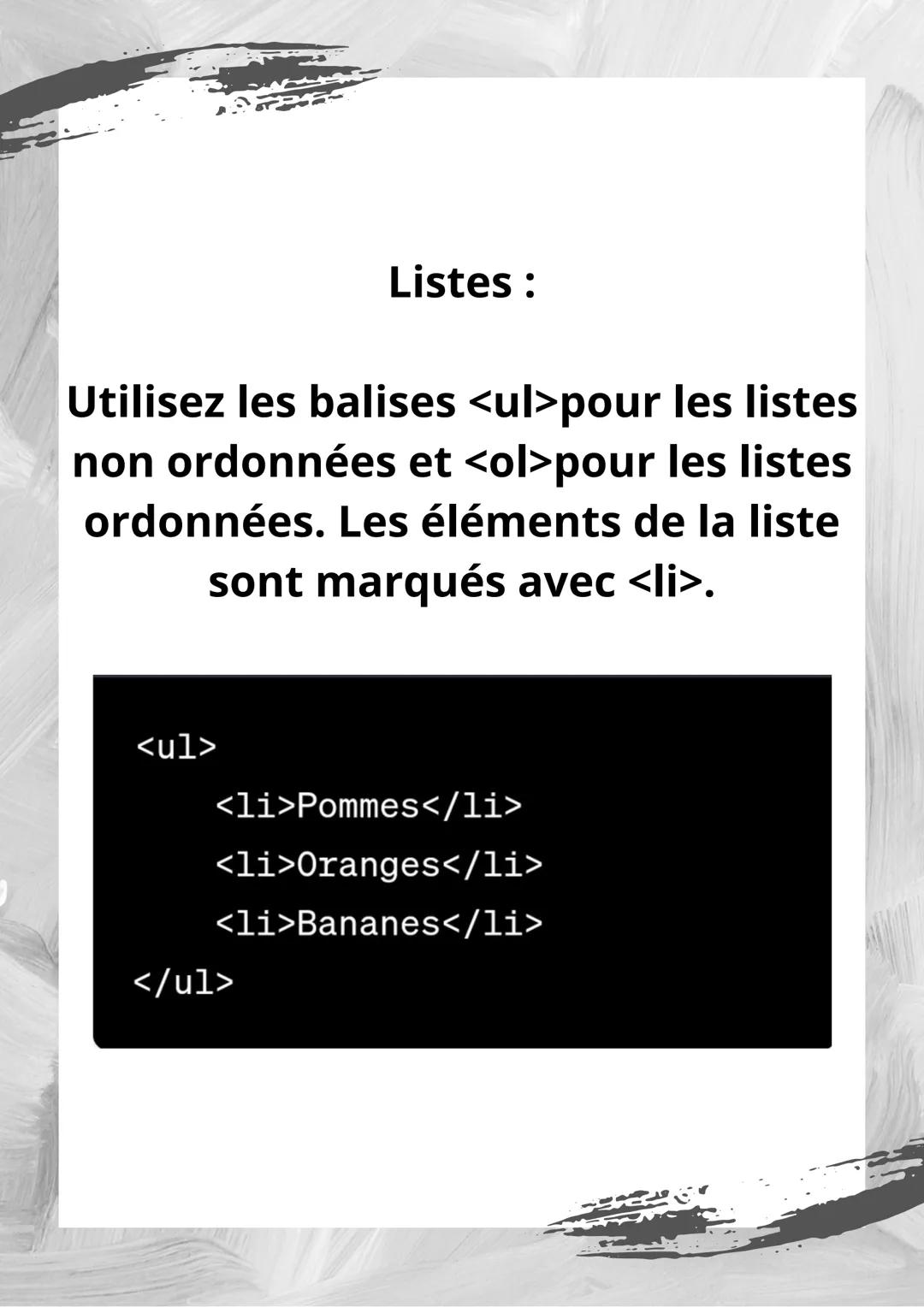 # Introduction au

# HTML pour

# débutants : La

# base HTML (HyperText
Markup Language) est le
langage de balisage
utilisé pour créer des
