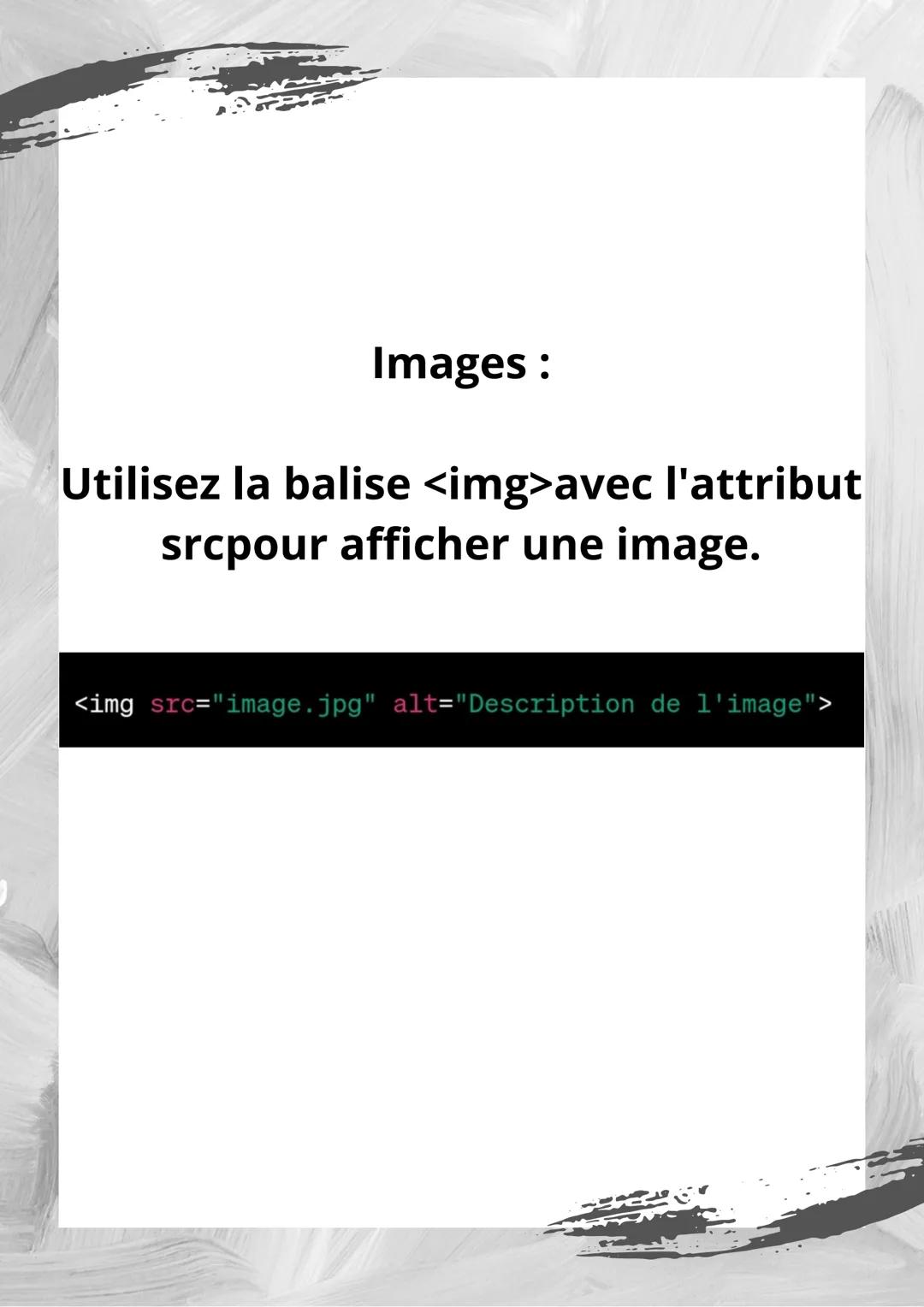 # Introduction au

# HTML pour

# débutants : La

# base HTML (HyperText
Markup Language) est le
langage de balisage
utilisé pour créer des
