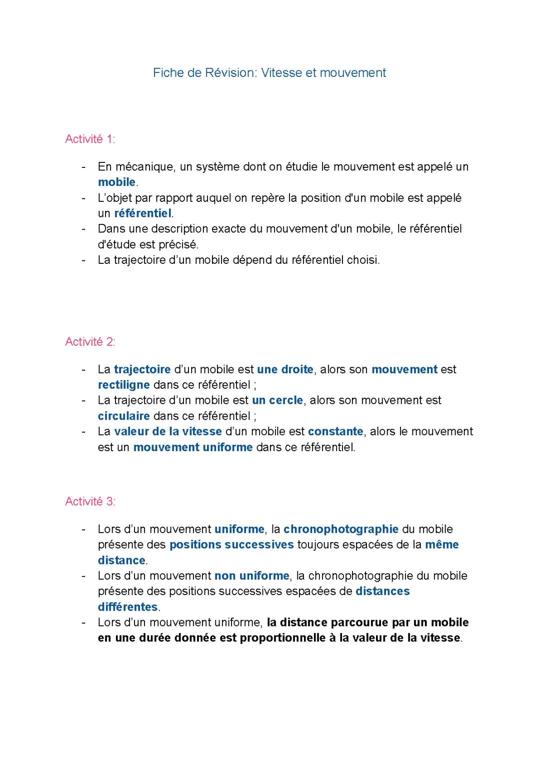 Les Types de Trajectoires et Référentiels en Physique pour les 6ème