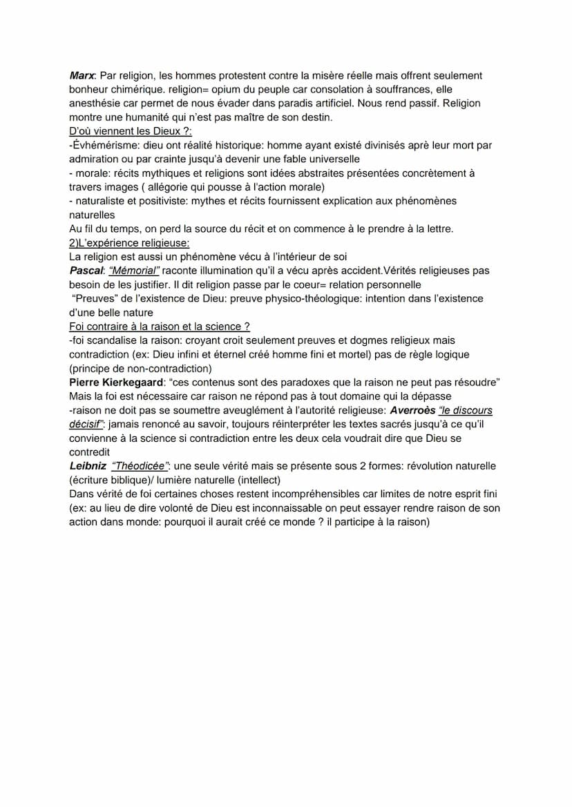 La religion:
1) La culture religieuse:
On observe grande diversité de croyance et pratique religieuse:
Monothéiste: - surnaturel (au-delà)
-