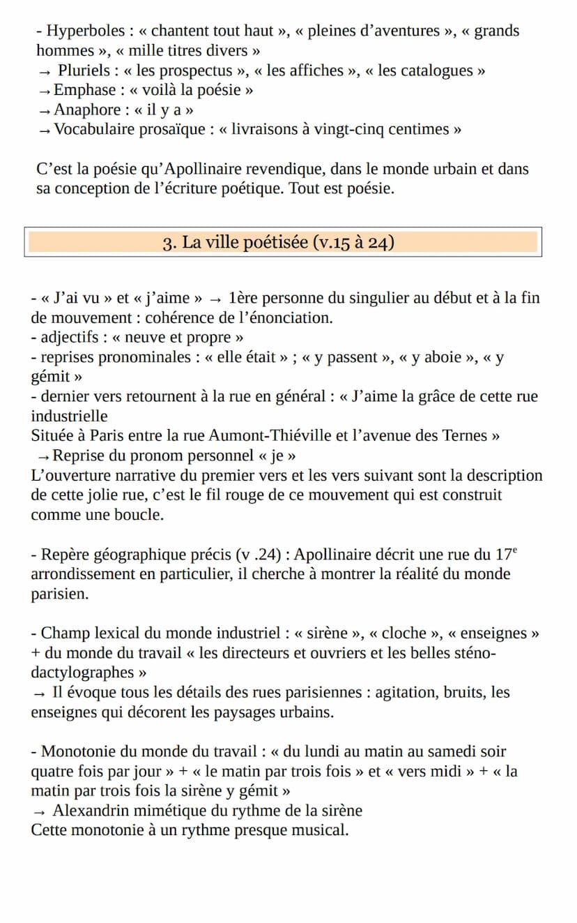 <<
- Hyperboles : « chantent tout haut », « pleines d'aventures », « grands
hommes »>, << mille titres divers >>
Pluriels : << les prospectu